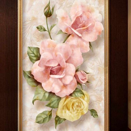 پوستردیواری سه گل رز دلربا