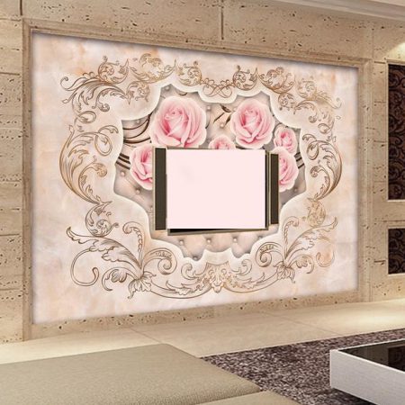 پوستر دیواری گل های رز با کادربندی