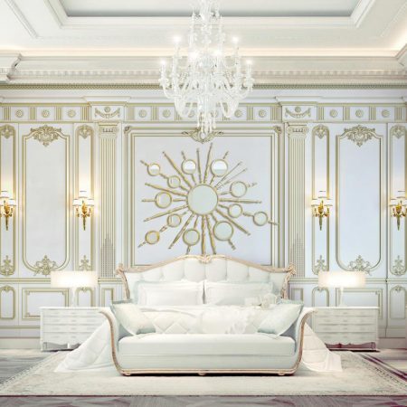کاغذ دیواری سه بعدی طرح گچ بری