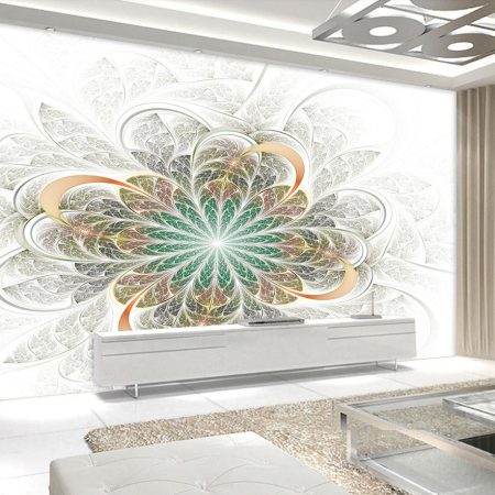 پوستر دیواری طرحی هنری از گل رنگی