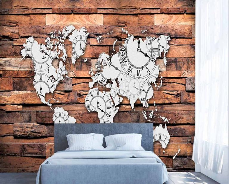 پوستر دیواری طرح نقشه ایران و جهان