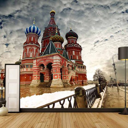 پوستردیواری طرح کاخ وهوای برفی