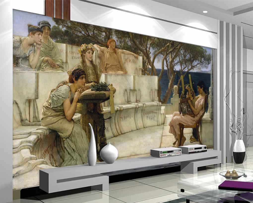 پوستر دیواری طرح مجلس نواختن ساز