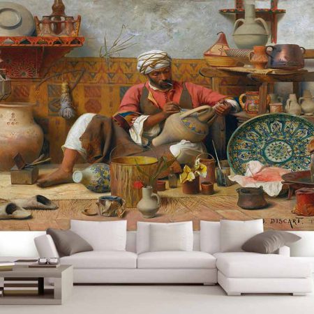 پوستر دیواری طرح مردمان قدیمی