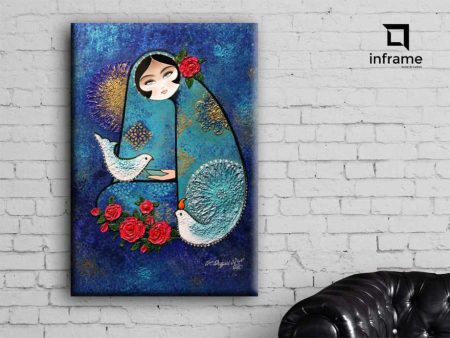 پوستردیواری طرح دخترچادری