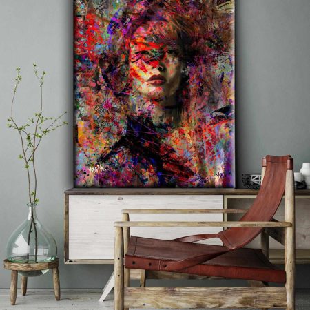 تابلوی اختصاصی چهره هنری زن