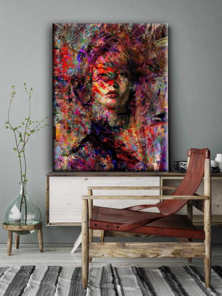 تابلوی اختصاصی چهره هنری زن