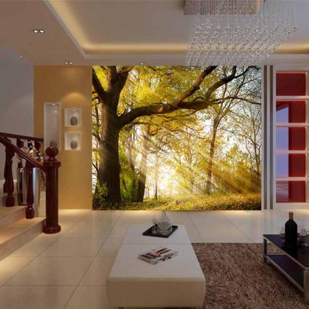 پوستر دیواری طرح افتاب پاییزی