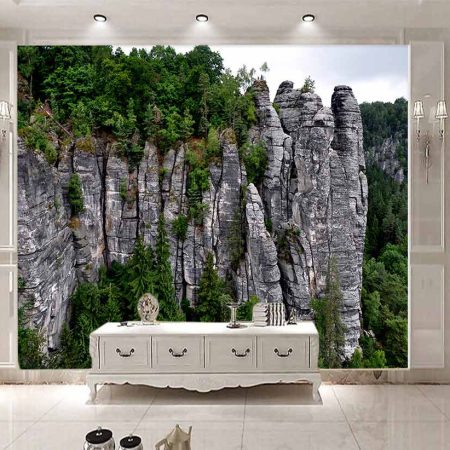 پوستر دیواری طرح صخره های بلند