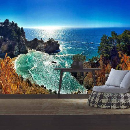 پوستر دیواری طرح دریای نقاشی
