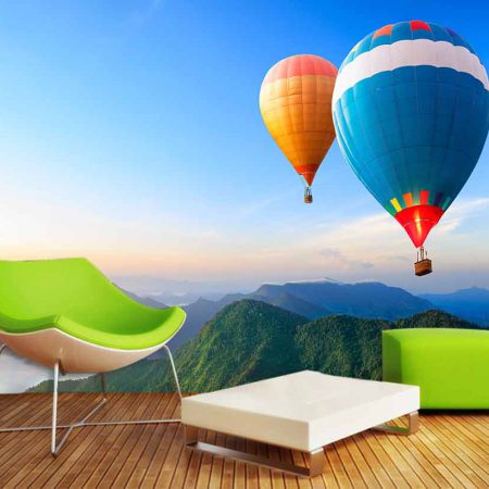 پوستردیواری بالون های رنگی