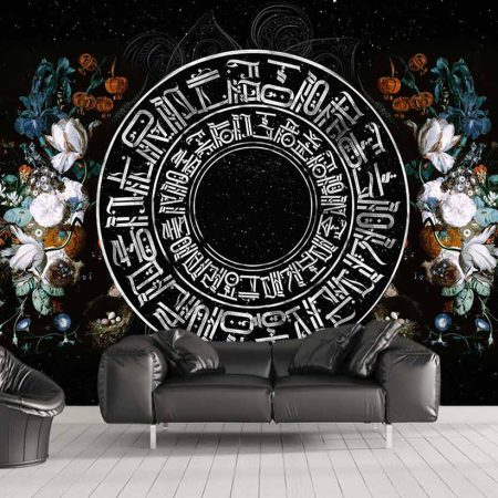 کاغذ دیواری سه بعدی طرح دابره اسپرت