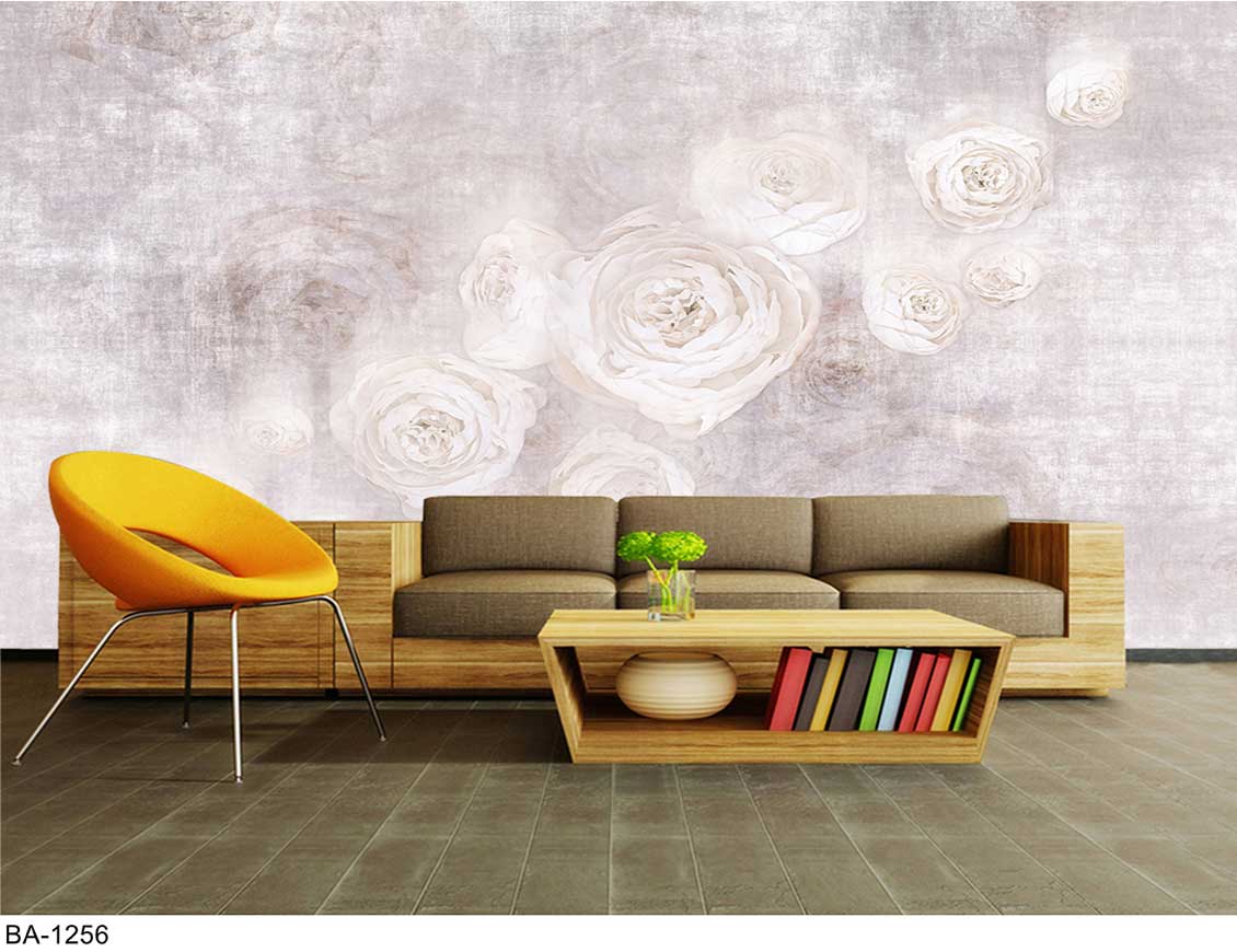 پوستر دیواری گل هنریba-1256
