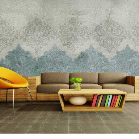 پوستر دیواری گل داماسکfk-144
