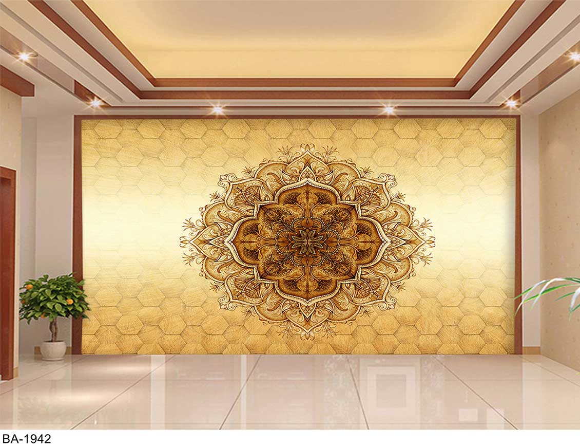 پوستردیواری کلاسیک طلایی