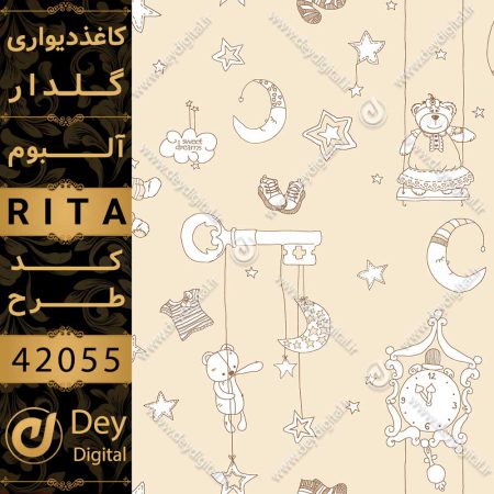 کاغذ دیواری 42055-RITA