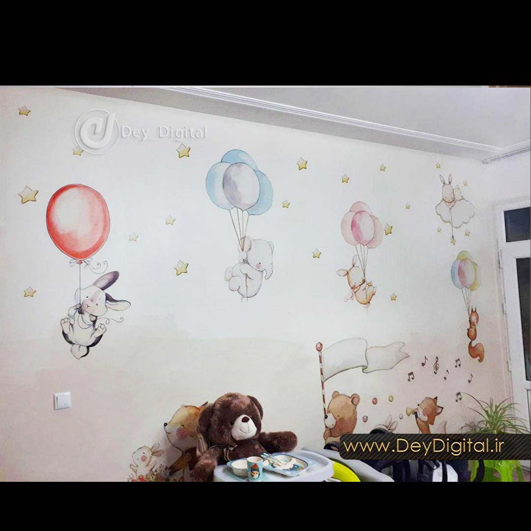 نمونه اجرایی پوستر دیواری