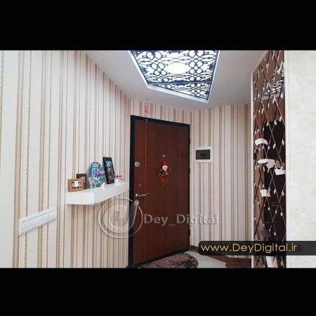نمونه اجرای کاغذ دیواری