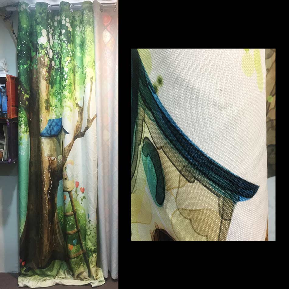 نمونه اجرایی پرده چاپی