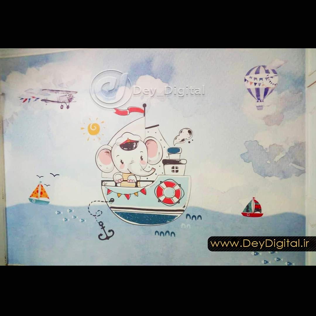 نمونه اجرایی پوستر دیواری