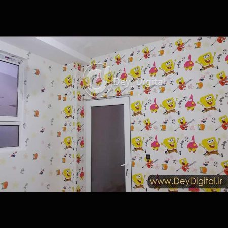 نمونه اجرای کاغذ دیواری کودک