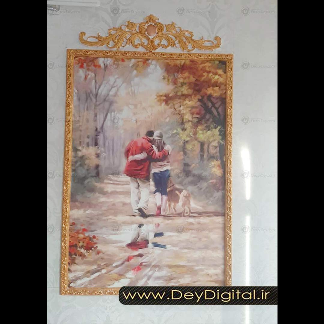 پوستر دیواری نصب شده