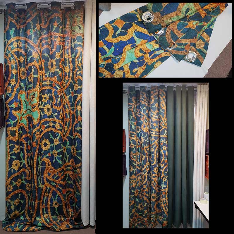 نمونه اجرایی پرده چاپی