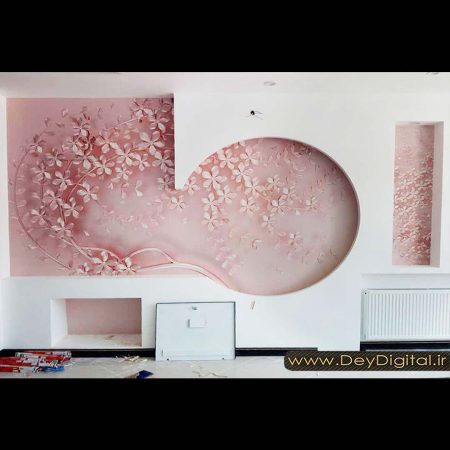 نمونه پوستر دیواری اجرا شده