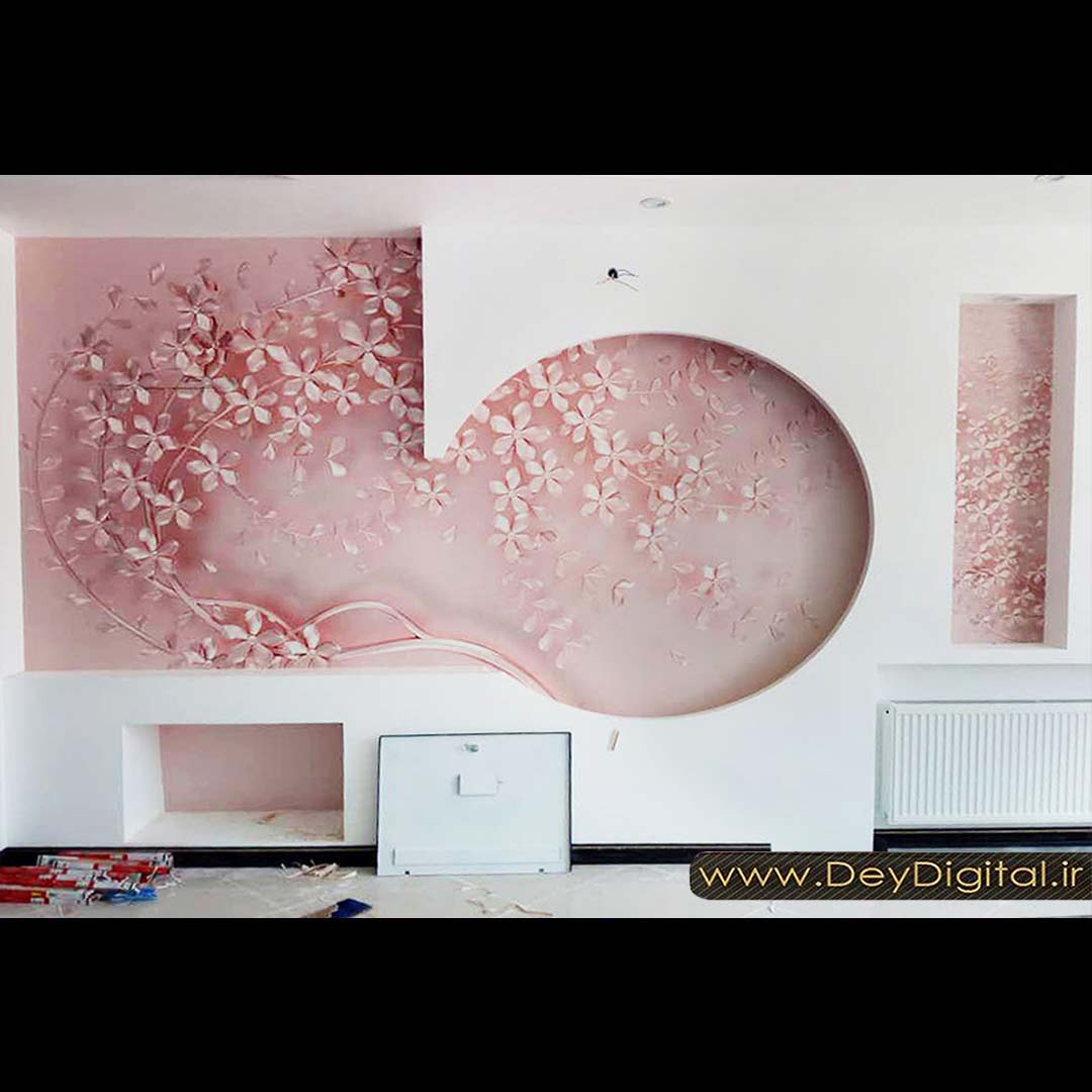 نمونه پوستر دیواری اجرا شده