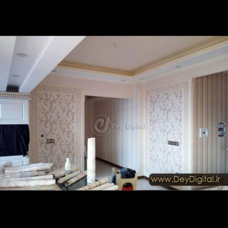 نمونه اجرای کاغذ دیواری