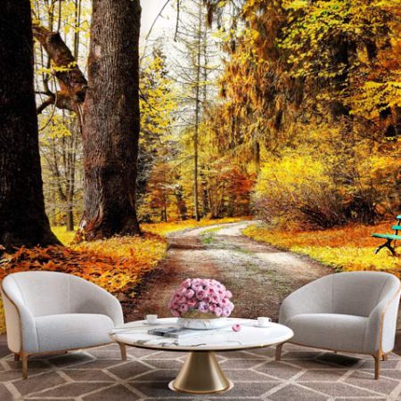 پوستر دیواری منظره پاییزی BA-2544