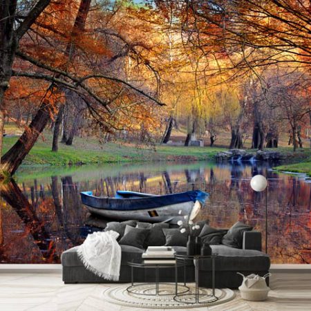 پوستر دیواری طبیعت پاییزی BA-2769