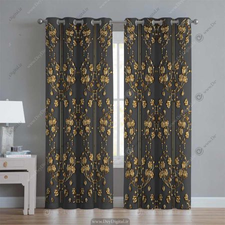 پرده پانچی کلاسیک BA-2969
