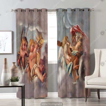 پرده پذیرایی کلاسیک BA-3245