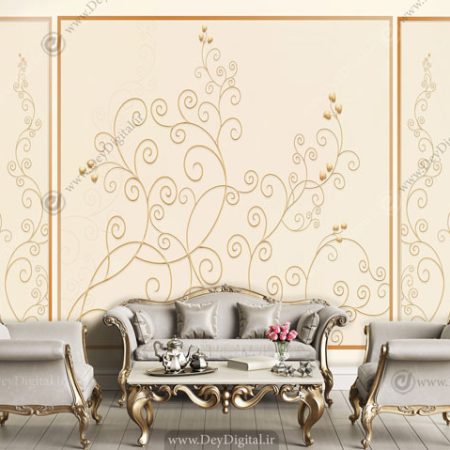 پوستر دیواری کلاسیک ساده BA-3706