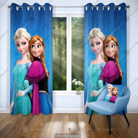 پرده اتاق دخترانه BA-3726