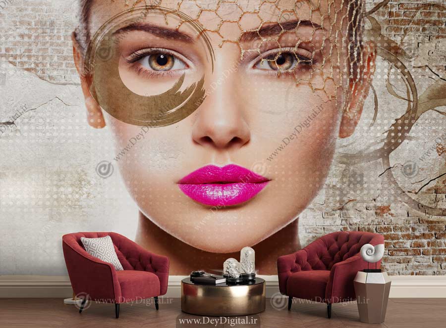 پوستر دیواری چهره مدرن BA-2476