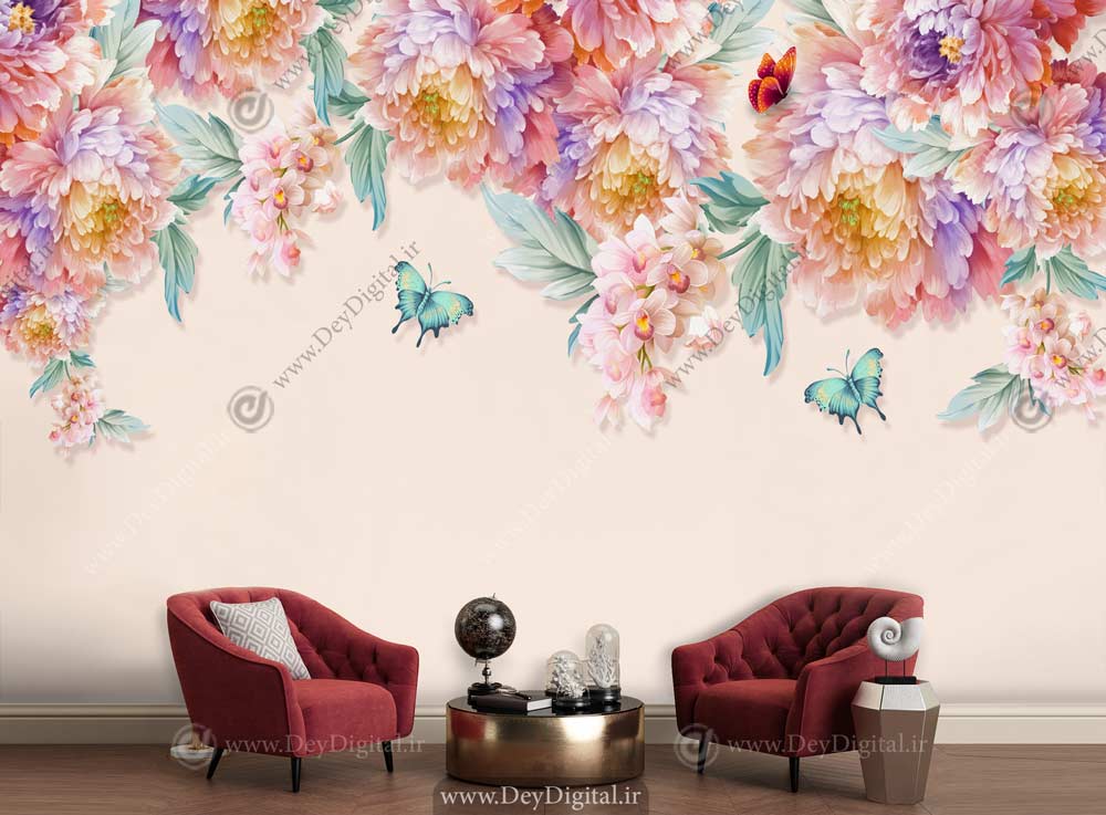 پوستر دیواری گل BA-2527