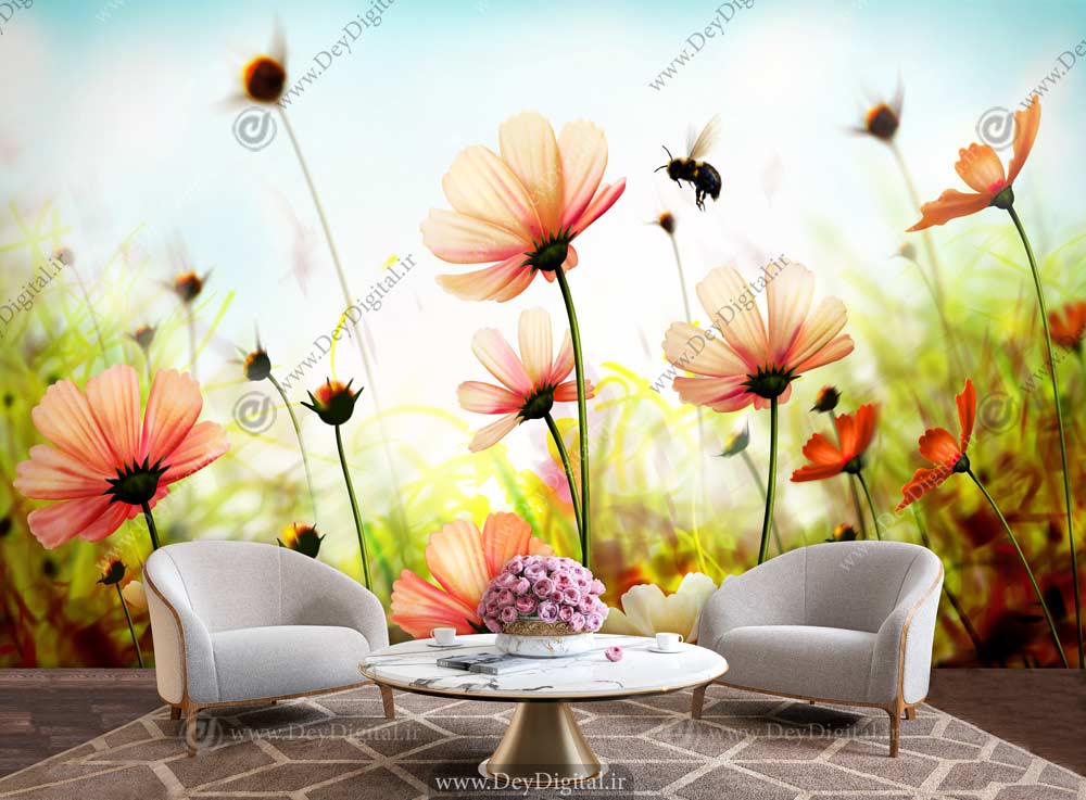 پوستر دیواری گل BA-2748