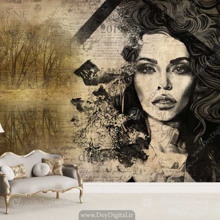 پوستر دیواری چهره هنری BA-2792