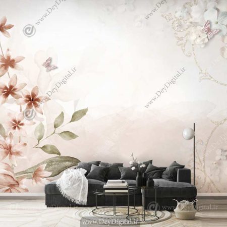 پوستر دیواری گل هنری BA-3103