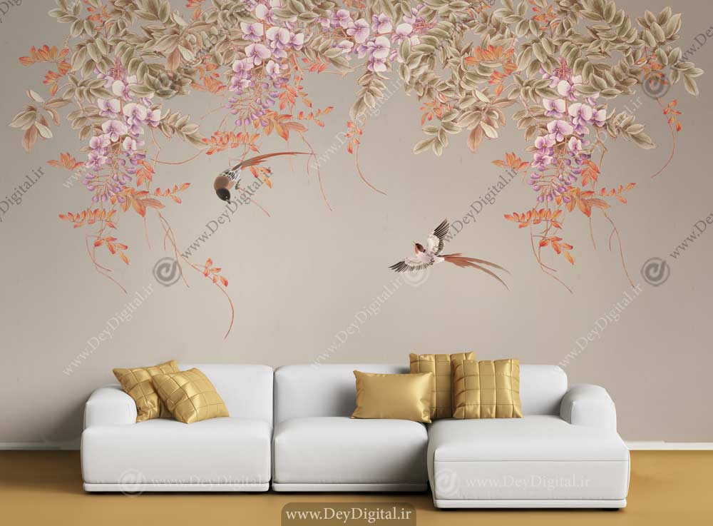 پوستر دیواری گل هنری BA-3348