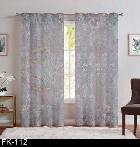 پرده کلاسیک داماسک FK-112