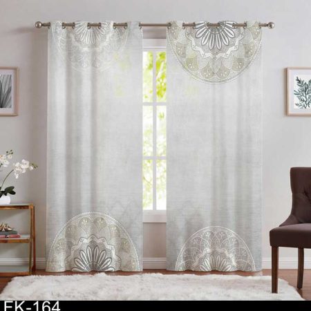 پرده کلاسیک نقره ای FK-164
