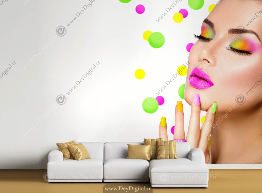 پوستر دیواری چهره زن ba-2823