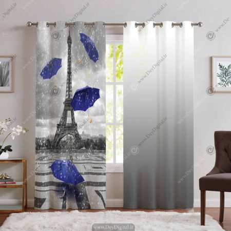 پرده برج ایفل pk-2590