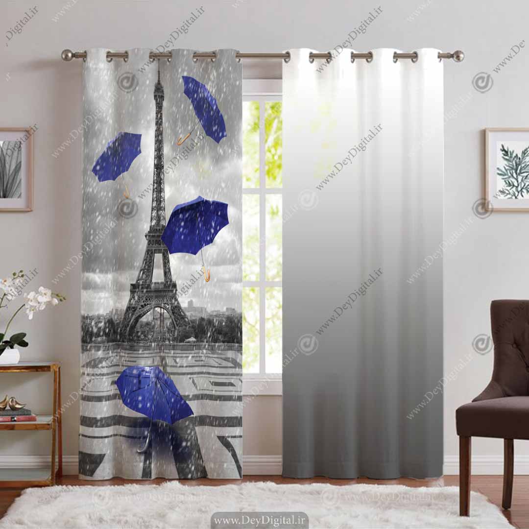 پرده برج ایفل pk-2590