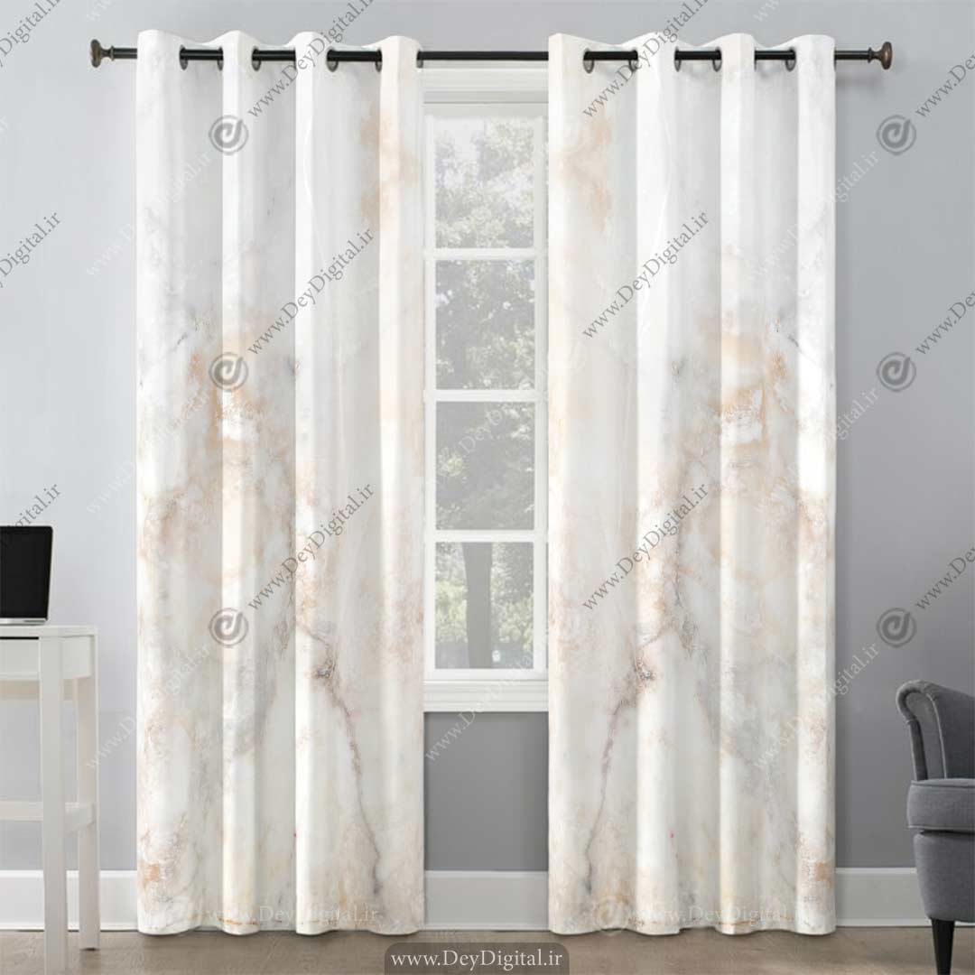 پرده پانچ طرح سنگ pk-2592