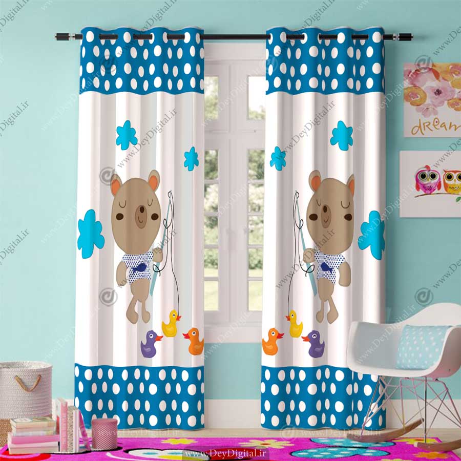 پرده اتاق خواب نوزاد pk-2720
