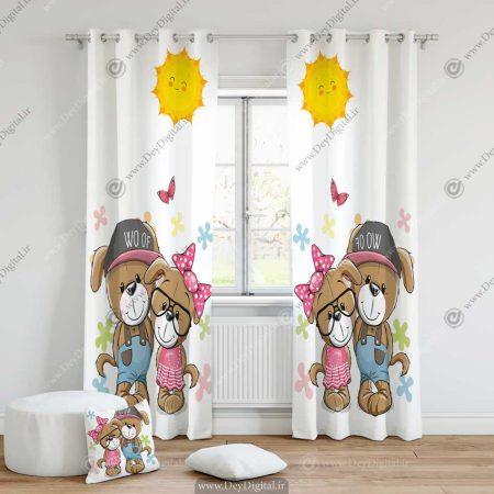 پرده فانتزی اتاق نوزاد pk-2721